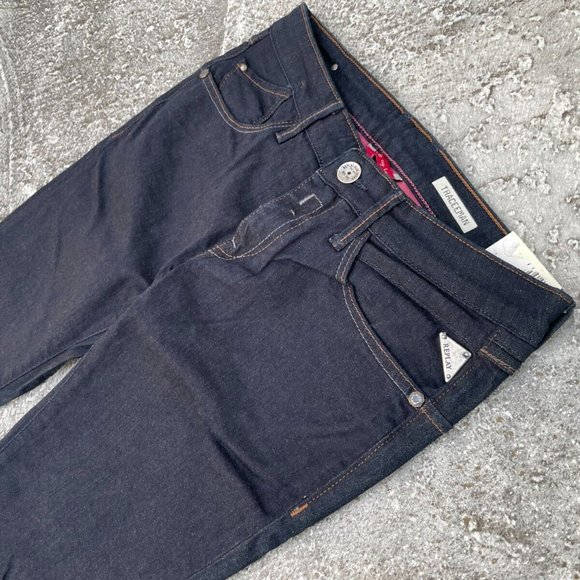 Replay Women Jeans Dark Washed Blue Denim Jeans Size 28 - Picture 7 of 9